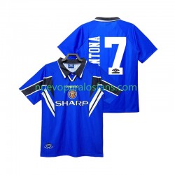 Camiseta de Fútbol Manchester United CANTONA 7 1996 Retro Hombre Tercera 1998 Manga Corta