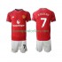 Camiseta de Fútbol Manchester United Cristiano Ronaldo 7 Niño Casa 2025-2026 Manga Corta