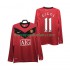Camiseta de Fútbol Manchester United GIGGS 11 2009 Retro Hombre Casa 2010 Manga Larga
