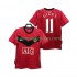 Camiseta de Fútbol Manchester United GIGGS 11 2009 Retro Hombre Casa 2010 Manga Corta