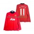 Camiseta de Fútbol Manchester United GIGGS 11 2013 2014 Retro Hombre Casa Manga Larga