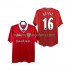 Camiseta de Fútbol Manchester United Keane 16 2000 Retro Hombre Casa 1999 Manga Corta
