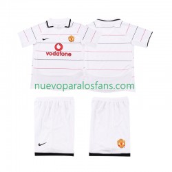 Camiseta de Fútbol Manchester United 2003 Retro Niño Tercera 2006 Manga Corta