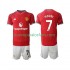 Camiseta de Fútbol Manchester United Mason Mount 7 Niño Casa 2025-2026 Manga Corta