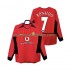 Camiseta de Fútbol Manchester United RONALDO 7 Retro Hombre Casa 2004 2002 Manga Larga