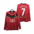Camiseta de Fútbol Manchester United RONALDO 7 2009 Retro Hombre Casa 2010 Manga Larga