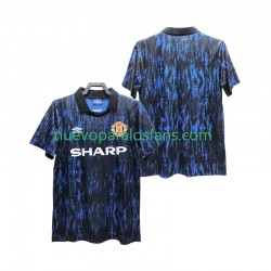 Camiseta de Fútbol Manchester United 1993 Retro Hombre Casa Manga Corta