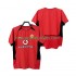 Camiseta de Fútbol Manchester United Retro Hombre Casa 2004 2002 Manga Corta
