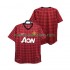 Camiseta de Fútbol Manchester United 2012 2013 Retro Hombre Casa Manga Corta