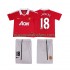 Camiseta de Fútbol Manchester United SCHOLES 18 Retro Niño Casa 2011 2010 Manga Corta