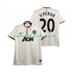 Camiseta de Fútbol Manchester United V PERSIE 20 2013 2014 Retro Hombre Tercera Manga Corta