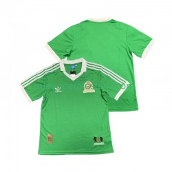 Camiseta de Fútbol México 1986 Retro Hombre Casa Manga Corta