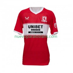 Camiseta de Fútbol Middlesbrough Hombre Casa 2025-2026 Manga Corta