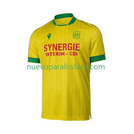 Camiseta de Fútbol Nantes Hombre Casa 2025-2026 Manga Corta