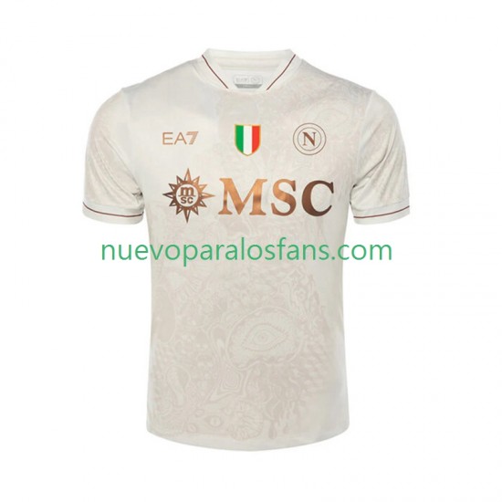 Camiseta de Fútbol Napoli Hombre Exterior 2025-2026 Manga Corta
