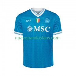 Camiseta de Fútbol Napoli Hombre Casa 2025-2026 Manga Corta