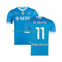 Camiseta de Fútbol Napoli Kevin De Bruyne 11 Hombre Casa 2025-2026 Manga Corta