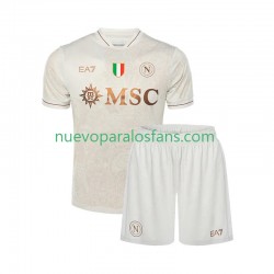 Camiseta de Fútbol Napoli Niño Exterior 2025-2026 Manga Corta