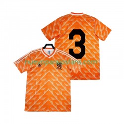Camiseta de Fútbol Países Bajos 3 1988 Retro Hombre Casa Manga Corta