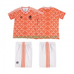 Camiseta de Fútbol Países Bajos 1988 Retro Niño Casa Manga Corta