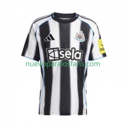Camiseta de Fútbol Newcastle United Hombre Casa 2025-2026 Manga Corta