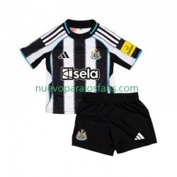 Camiseta de Fútbol Newcastle United Niño Casa 2025-2026 Manga Corta