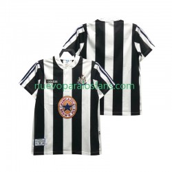 Camiseta de Fútbol Newcastle United 1995 1997 Retro Hombre Casa Manga Corta
