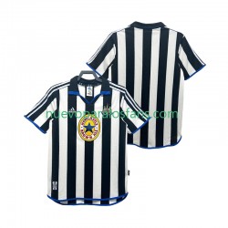 Camiseta de Fútbol Newcastle United 2000 Retro Hombre Casa 1999 Manga Corta