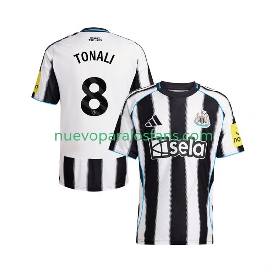 Camiseta de Fútbol Newcastle United Sandro Tonali 8 Hombre Casa 2025-2026 Manga Corta