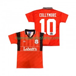Camiseta de Fútbol Nottingham Forest COLLYMORE 10 1995 Retro Hombre Casa 1994 Manga Corta