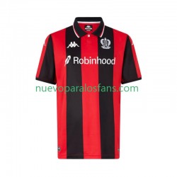 Camiseta de Fútbol OGC Nice Hombre Casa 2025-2026 Manga Corta