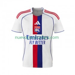 Camiseta de Fútbol Olympique de Lyon Hombre Casa 2025-2026 Manga Corta