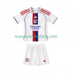 Camiseta de Fútbol Olympique de Lyon Niño Casa 2025-2026 Manga Corta