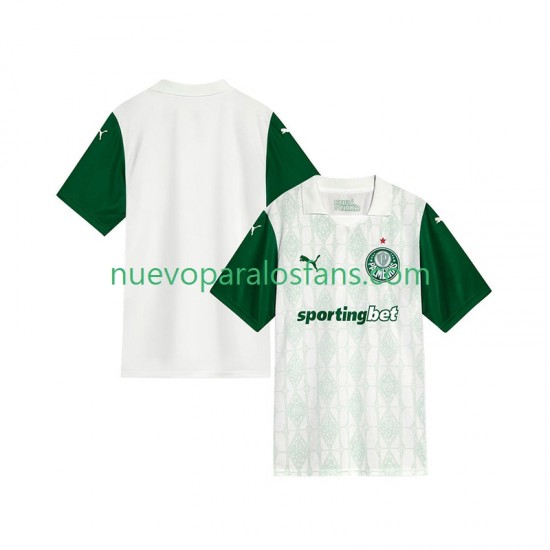 Camiseta de Fútbol Palmeiras Hombre Exterior 2025-2026 Manga Corta