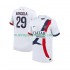 Camiseta de Fútbol Paris Saint-Germain Bradley Barcola 29 Hombre Exterior 2025-2026 Manga Corta