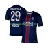Camiseta de Fútbol Paris Saint-Germain Bradley Barcola 29 Hombre Casa 2025-2026 Manga Corta