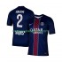 Camiseta de Fútbol Paris Saint-Germain Hakimi 2 Hombre Casa 2025-2026 Manga Corta