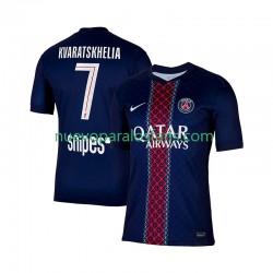 Camiseta de Fútbol Paris Saint-Germain Khvicha Kvaratskhelia 7 Hombre Casa 2025-2026 Manga Corta