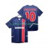 Camiseta de Fútbol Paris Saint-Germain RONALDINHO 10 2003 Retro Hombre Casa 2002 Manga Corta