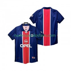 Camiseta de Fútbol Paris Saint-Germain Retro Hombre Casa 1998 1999 Manga Corta