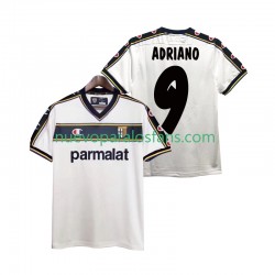 Camiseta de Fútbol Parma ADRIANO 9 2003 Retro Hombre Exterior 2002 Manga Corta