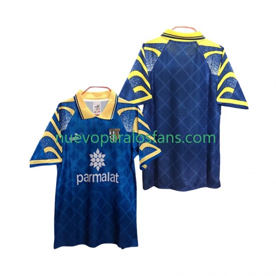 Camiseta de Fútbol Parma 1995 1996 Retro Hombre Exterior Manga Corta