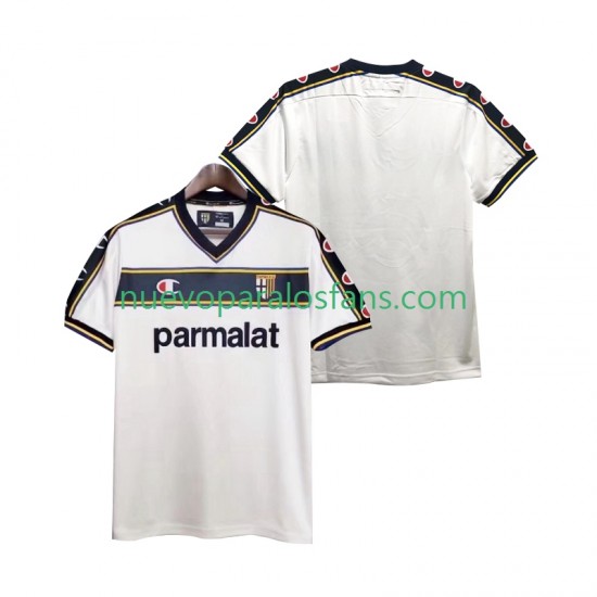 Camiseta de Fútbol Parma 2003 Retro Hombre Exterior 2002 Manga Corta