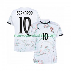 Camiseta de Fútbol Portugal Bernardo Silva 10 Hombre Exterior 2025-2026 Manga Corta