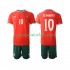 Camiseta de Fútbol Portugal Bernardo Silva 10 Niño Casa 2025-2026 Manga Corta