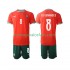 Camiseta de Fútbol Portugal Bruno Fernandes 8 Niño Casa 2025-2026 Manga Corta