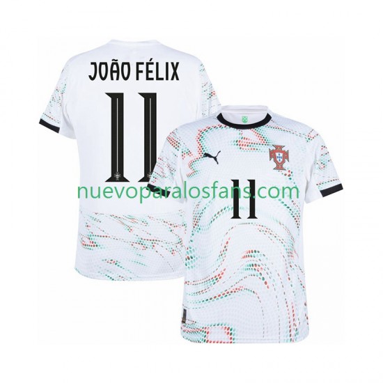 Camiseta de Fútbol Portugal Joao Felix 11 Hombre Exterior 2025-2026 Manga Corta
