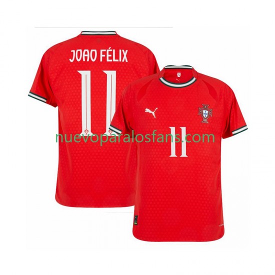 Camiseta de Fútbol Portugal Joao Felix 11 Hombre Casa 2025-2026 Manga Corta