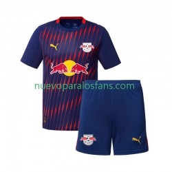 Camiseta de Fútbol RB Leipzig Niño Exterior 2025-2026 Manga Corta