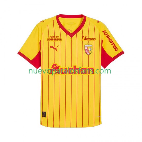 Camiseta de Fútbol RC Lens Hombre Casa 2025-2026 Manga Corta